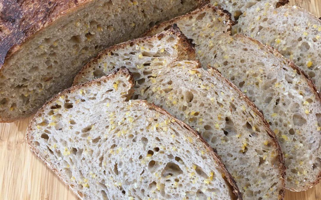 Polenta Herb porridge bread