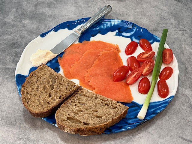 Smoked Salmon on Rye